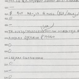 Eastern questionnaire, answ...