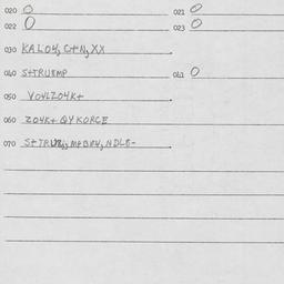 Eastern questionnaire, answ...