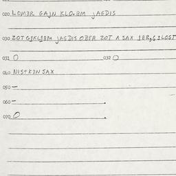 Eastern questionnaire, answ...