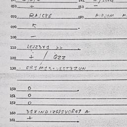 Eastern questionnaire, answ...