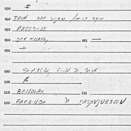Eastern questionnaire, answ...