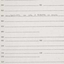Eastern questionnaire, answ...