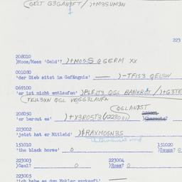 Western questionnaire, answ...