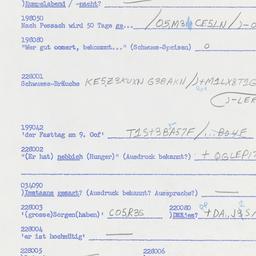 Western questionnaire, answ...