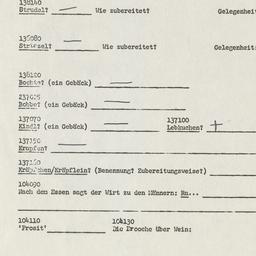 Western questionnaire, answ...