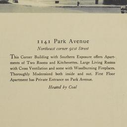 1141 Park Avenue
