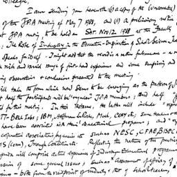 Correspondence, 1989-08-19....