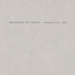 Board Meeting, 2/9/1922