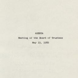 Meeting of the Board of Tru...