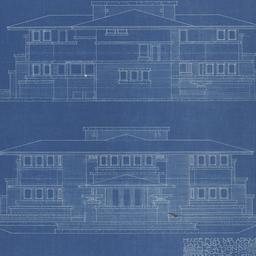 Working drawing #4: North, ...
