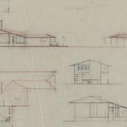 First floor plan, elevations