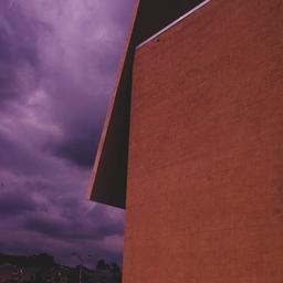 Exterior view, side of buil...