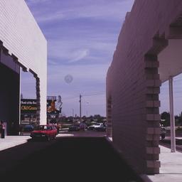 Exterior view, between laye...