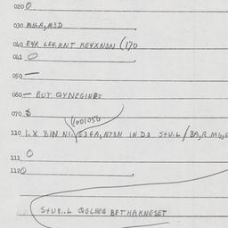 Eastern questionnaire, answ...