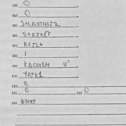 Eastern questionnaire, answ...
