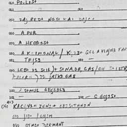 Eastern questionnaire, answ...