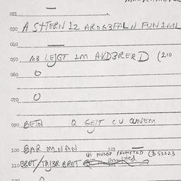 Eastern questionnaire, answ...