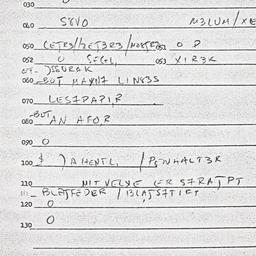 Eastern questionnaire, answ...