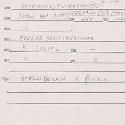 Eastern questionnaire, answ...