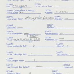 Western questionnaire, answ...