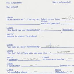 Western questionnaire, answ...