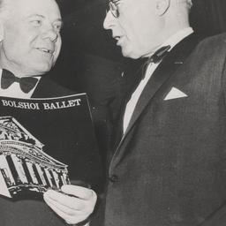 Sol Hurok, right, with othe...