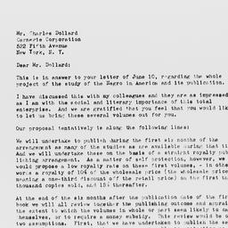 Letter from Ordway Tead to ...