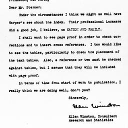 Letter from Ellen Winston t...