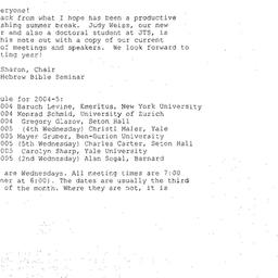 Correspondence, 2004-09-10....