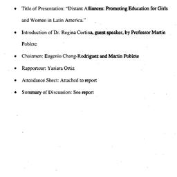 Minutes, 2001-11-08. Latin ...