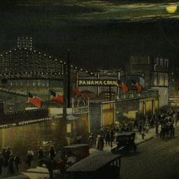 Surf Avenue at Night. Coney...