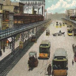 Bowery and Elevated Road. N...