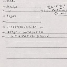 Eastern questionnaire, answ...