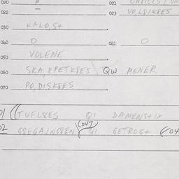 Eastern questionnaire, answ...