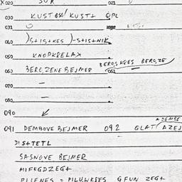 Eastern questionnaire, answ...