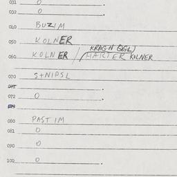 Eastern questionnaire, answ...