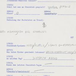 Western questionnaire, answ...