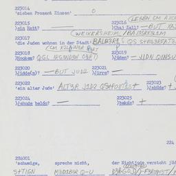 Western questionnaire, answ...