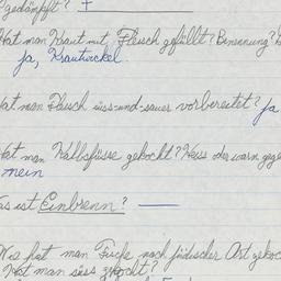 Western questionnaire, answ...