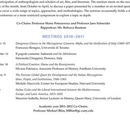 Schedules, Studies in Moder...