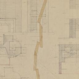 Fireplace plans, elevations