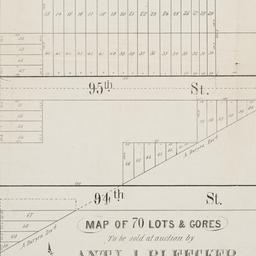 Map of 70 lots & gores ...