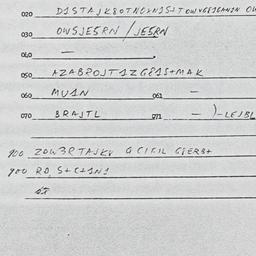 Eastern questionnaire, answ...