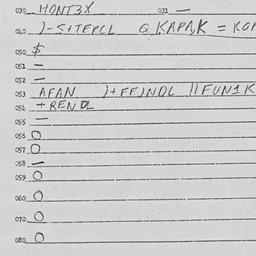 Eastern questionnaire, answ...