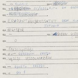 Eastern questionnaire, answ...