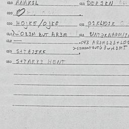 Eastern questionnaire, answ...