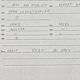 Eastern questionnaire, answ...