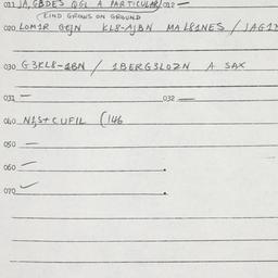 Eastern questionnaire, answ...