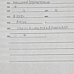 Eastern questionnaire, answ...