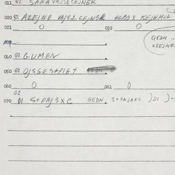 Eastern questionnaire, answ...